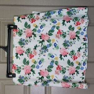 NWT Old Navy floral linen blend skirt size extra large